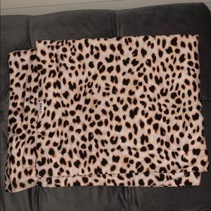 Cheetah print pillow case
